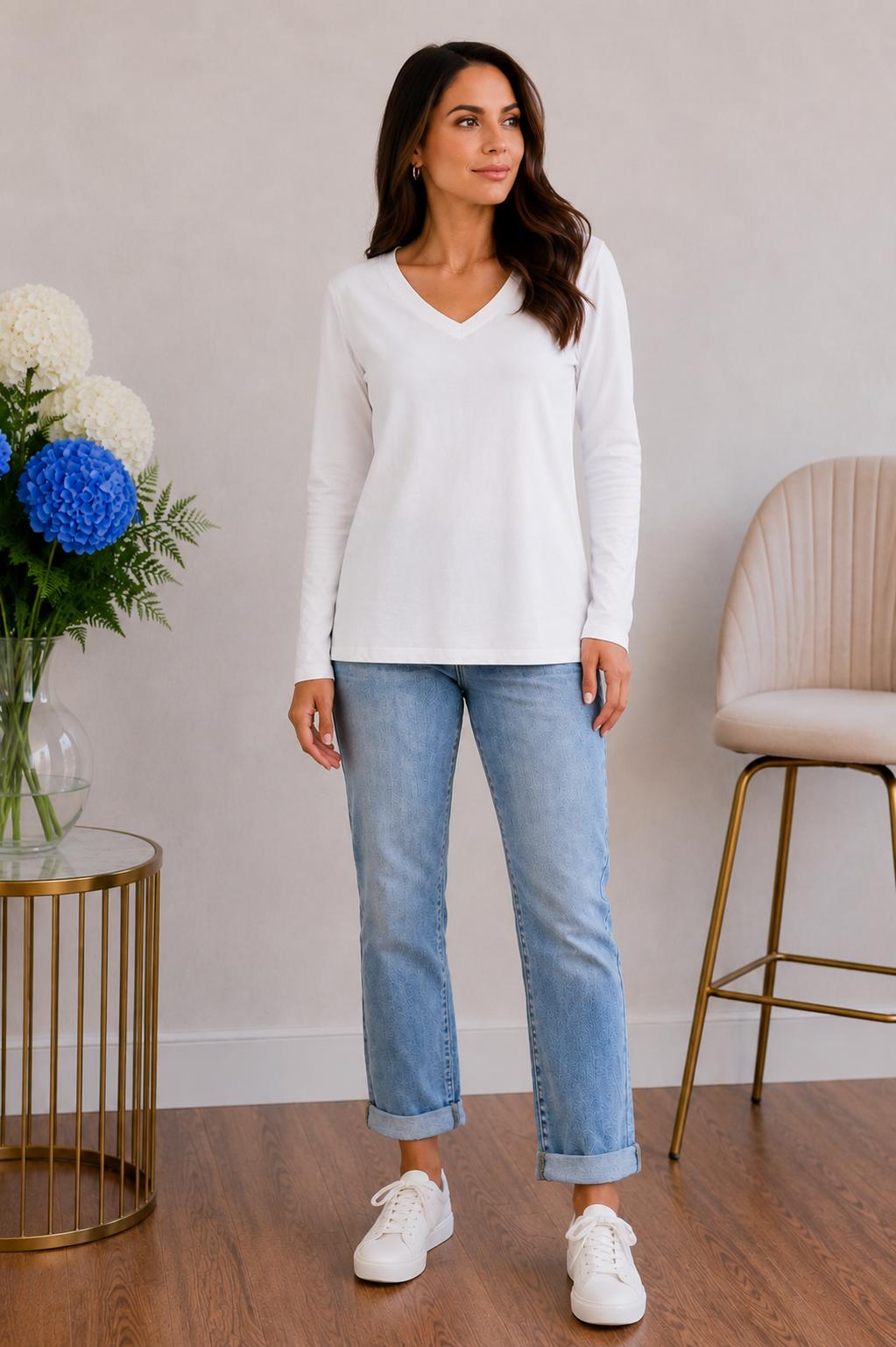 Zenana Keep It Classic Long Sleeve Top