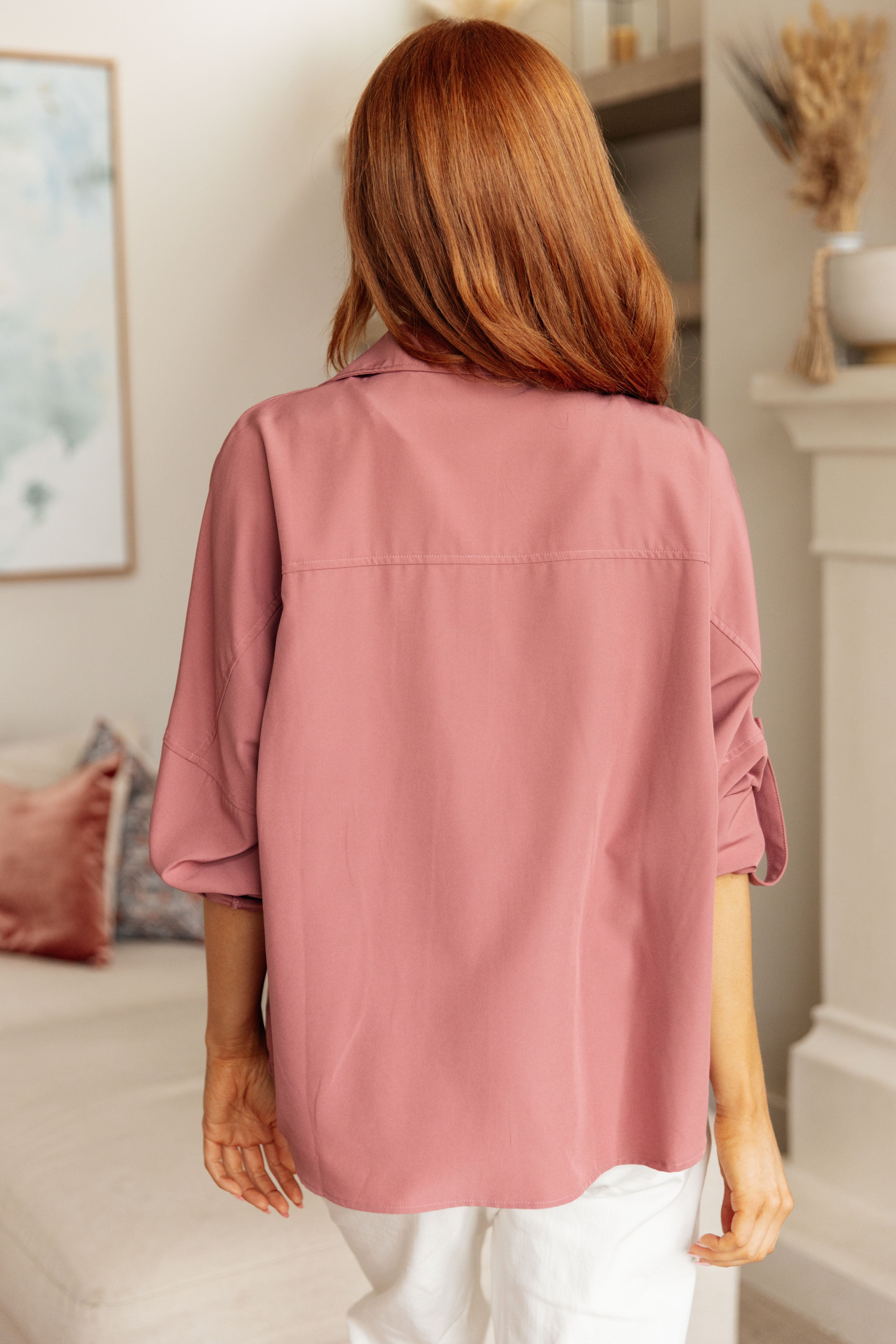 Andree by Unit Keep it Profesh Button Up Top Tops