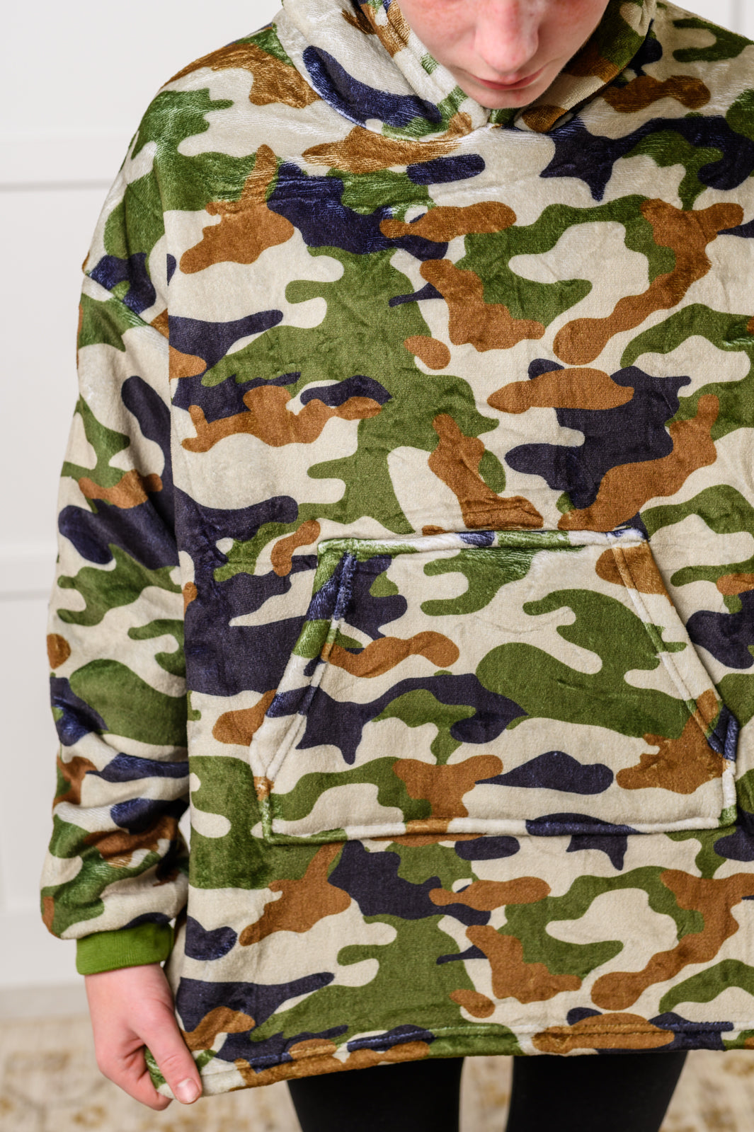 Kids Oversized Hoodie Blanket in Camo Sweatshirts & Hoodies