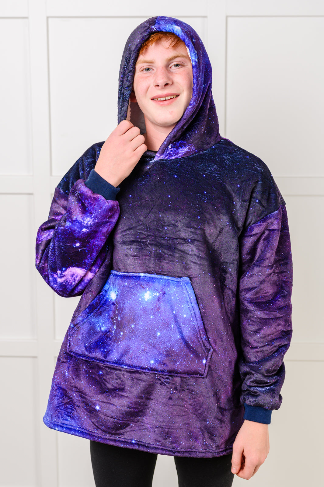 Kids Oversized Hoodie Blanket in Starry Sky Sweatshirts & Hoodies