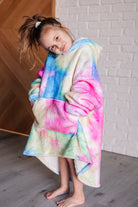 Kids Oversized Hoodie Blanket in Rainbow Sweatshirts & Hoodies