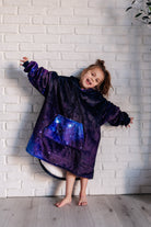 Kids Oversized Hoodie Blanket in Starry Sky Sweatshirts & Hoodies