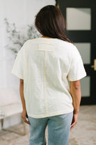 Haptics Knee Deep in Flowers We Applique Top Womens