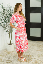 Polagram La Femme Hour Collared Button Down Dress Womens