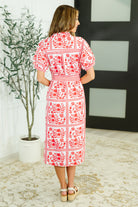 Polagram La Femme Hour Collared Button Down Dress Womens