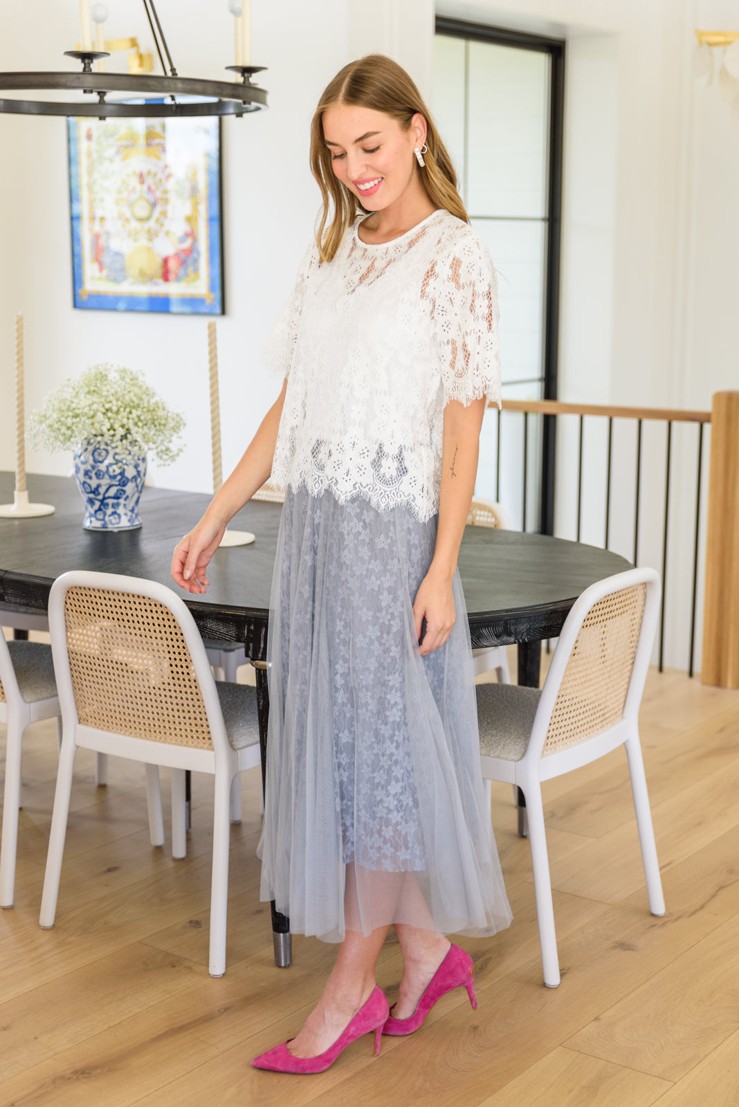 Hailey & Co Lace of My Heart Top Final Sale Ave Shops