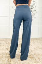 Rae Mode Leg Day Legends Straight Leg Bottoms in Code Blue Womens