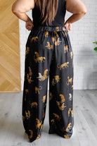 Mittoshop Legendary in Leopard Satin Wide Leg Pants Pants