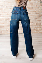 Judy Blue Leila High Rise Cargo Straight Jeans Ave Shops