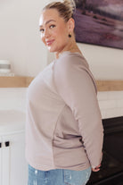 Sew in Love Less Conversation V-Neck Top Tops