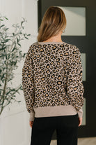 Lil' Sass Never Hurt Leopard Print Pullover Womens
