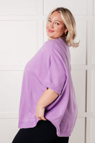 Andree By Unit Lilac Whisper Dolman Sleeve Top Tops