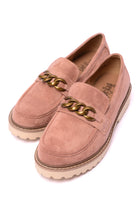 Corkeys Literally Loafers in Blush Faux Suede Ave Shops