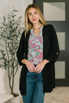 Dear Scarlett Lizzy Cardigan in Black Womens