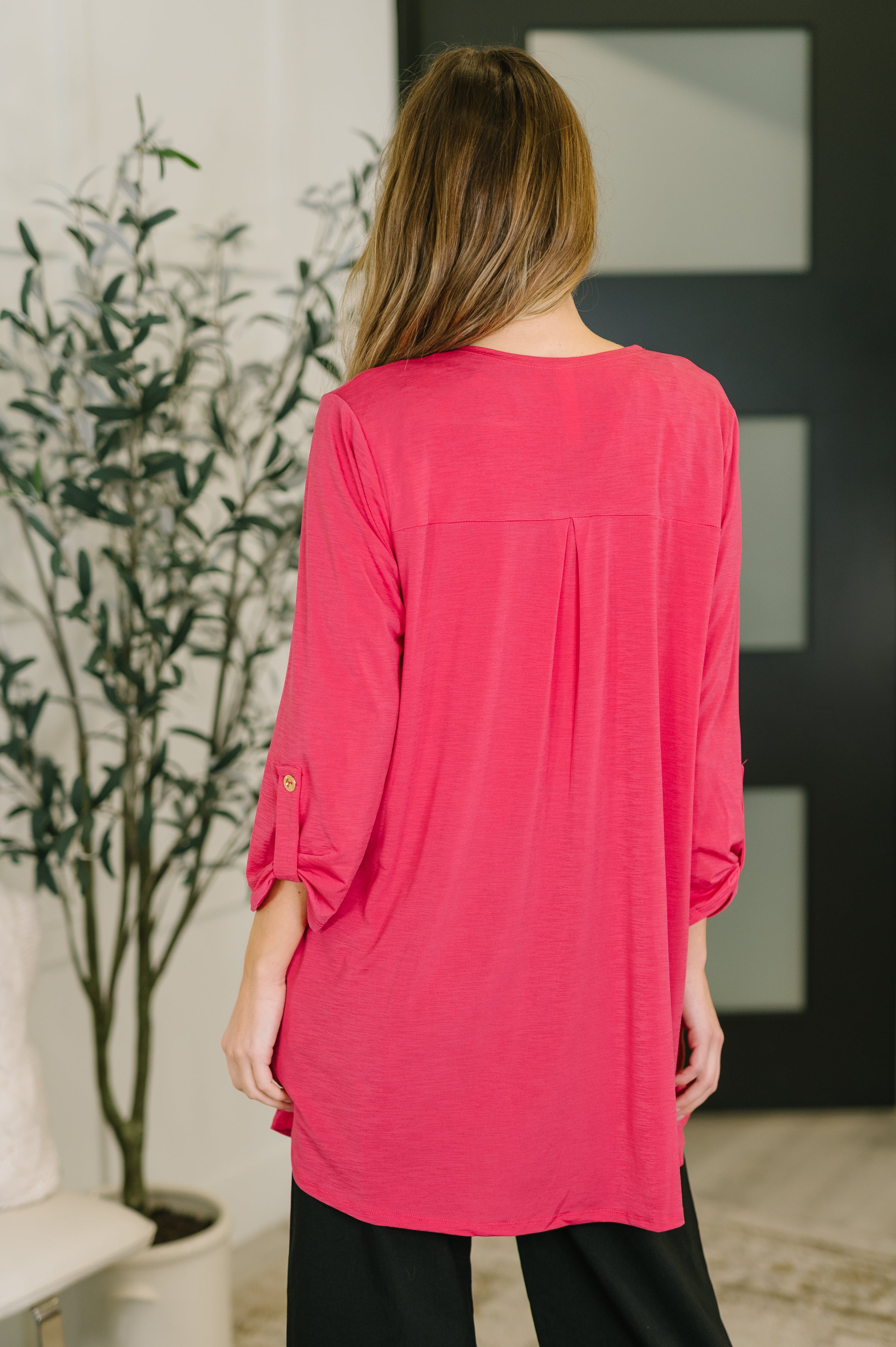 Lizzy Cardigan in Fuchsia Womens