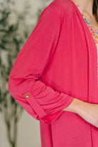 Dear Scarlett Lizzy Cardigan in Fuchsia Womens