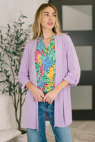 Dear Scarlett Lizzy Cardigan in Orchid Bloom Womens