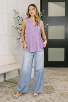 Dear Scarlett Lizzy Tank Top in Orchid Bloom Womens