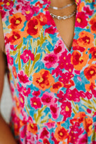 Dear Scarlett Lizzy Three Tier Tank Dress in Morning Glory Womens