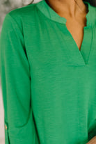 Dear Scarlett Lizzy Top in Kelly Green Womens