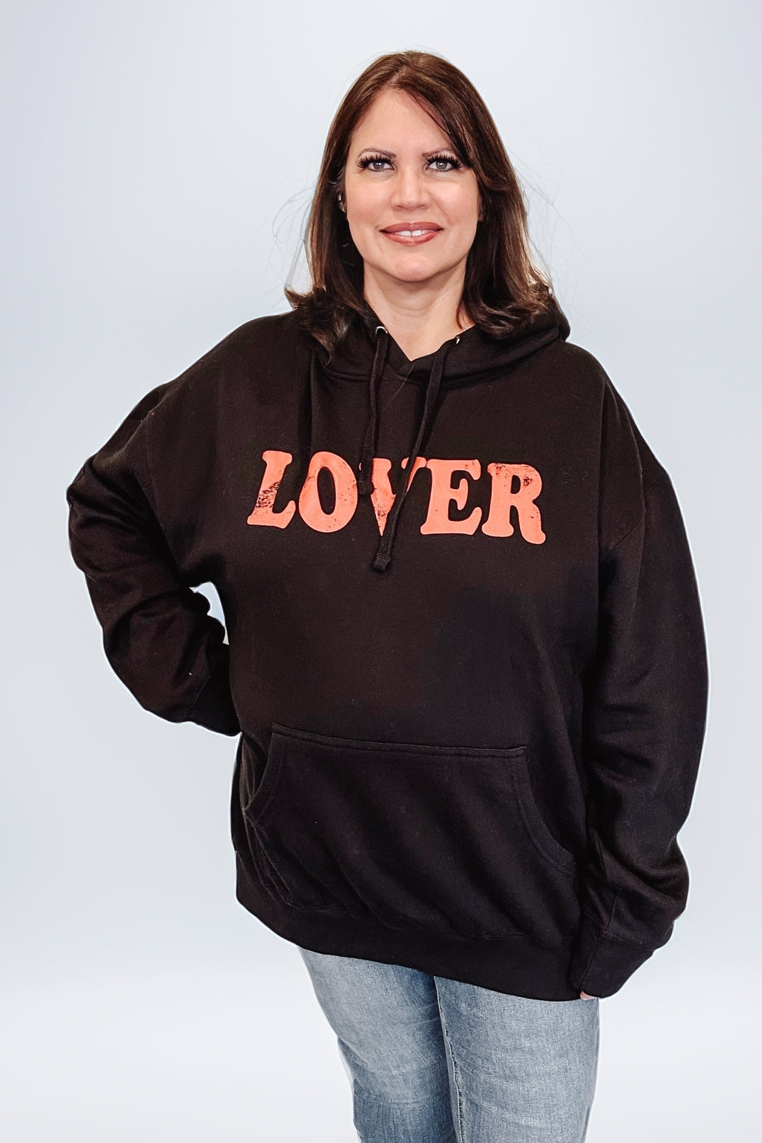 Lovergirl Black Long Sleeve Sweatshirt Shirts