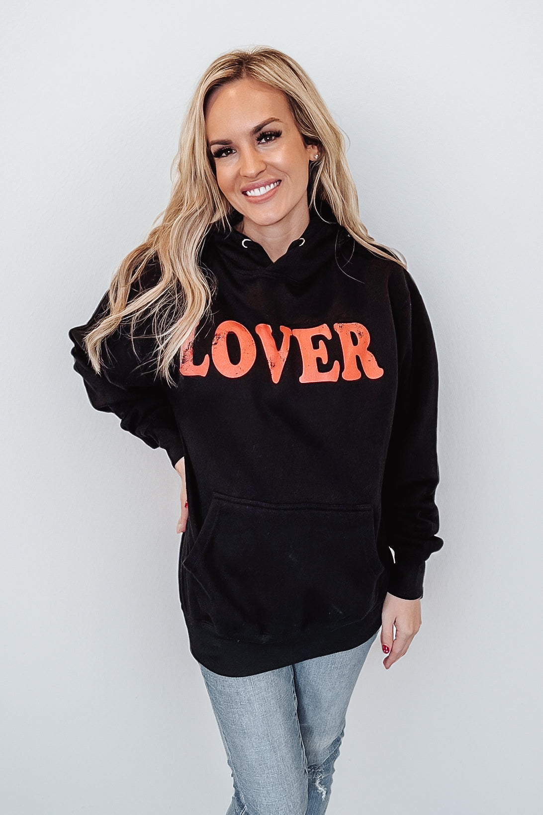 Lovergirl Black Long Sleeve Sweatshirt Shirts