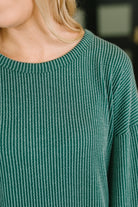 Heimish Love to Love You Textured Knit Dress in Hunter Green Womens