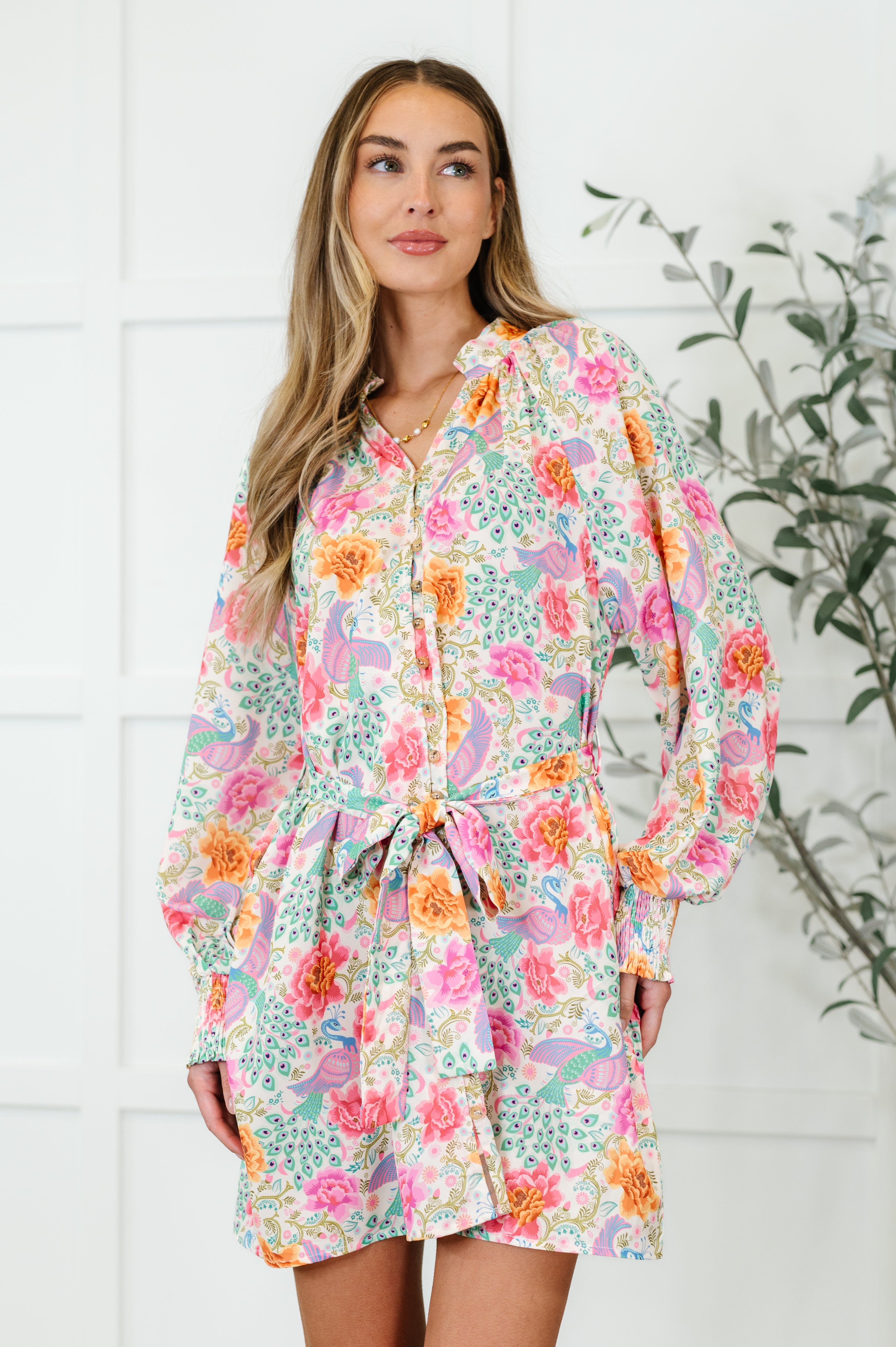 One Eleven North Loving Legend Floral Dress Womens