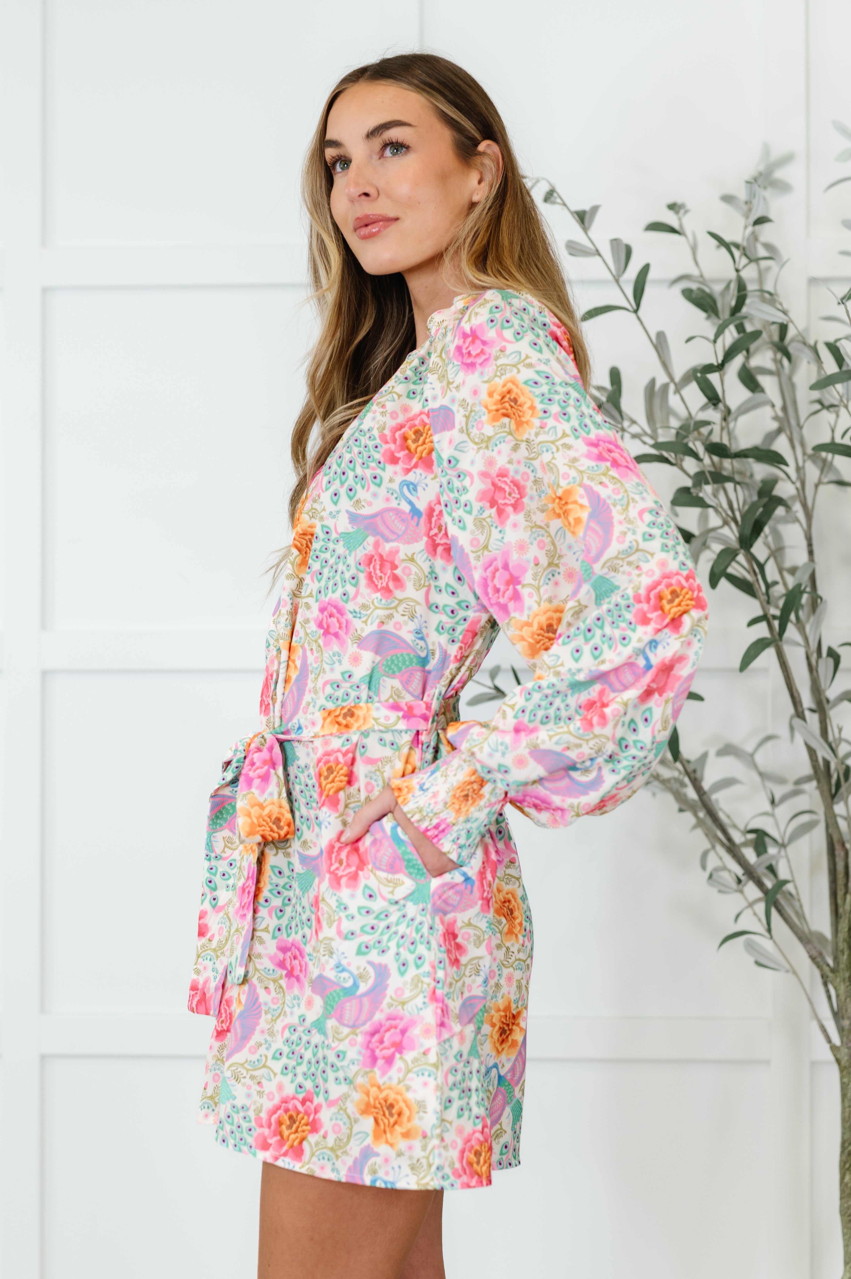One Eleven North Loving Legend Floral Dress Womens