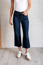 Judy Blue Madeline High Rise Cropped Wide Leg Jeans 24W Jeans