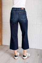 Judy Blue Madeline High Rise Cropped Wide Leg Jeans Jeans