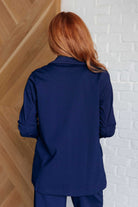 Dear Scarlett Magic 3/4 Blazer in Navy Layers