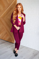 Dear Scarlett Magic Ankle Crop Skinny Pants in Wine Ave Shops