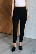 Dear Scarlett Magic Ankle Crop Skinny Pants in Black Pants