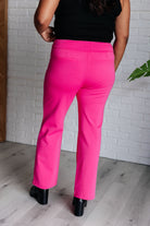 Dear Scarlett Magic Straight Pants in Hot Pink Ave Shops