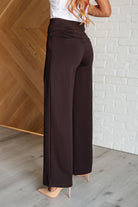 Dear Scarlett Magic Wide Leg Pants in Chocolate Ave Shops