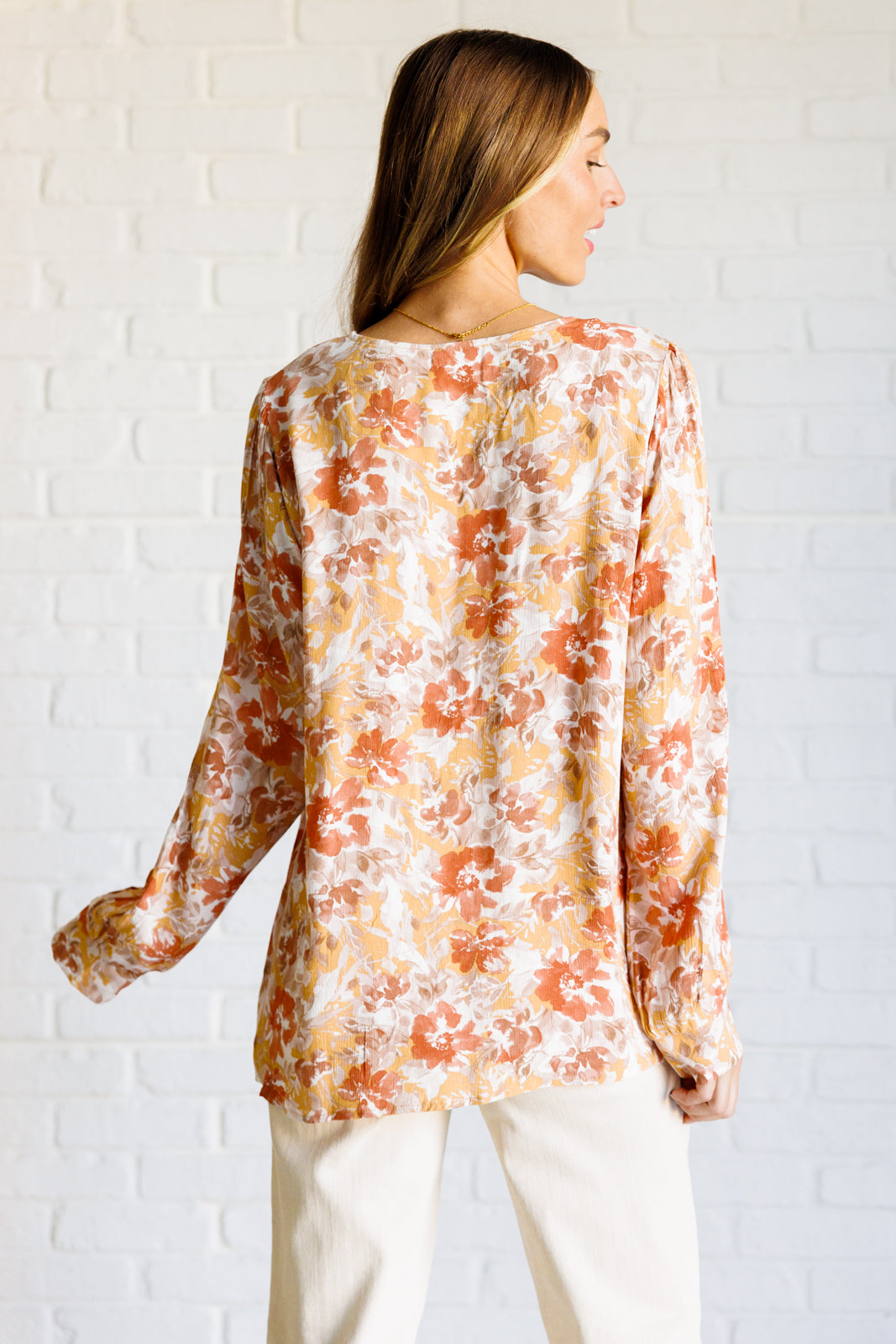 Andree By Unit Marigold Dreams Floral Blouse Shirts & Tops