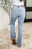 Judy Blue Marlena High Rise Shield Pocket Flare Jeans Womens