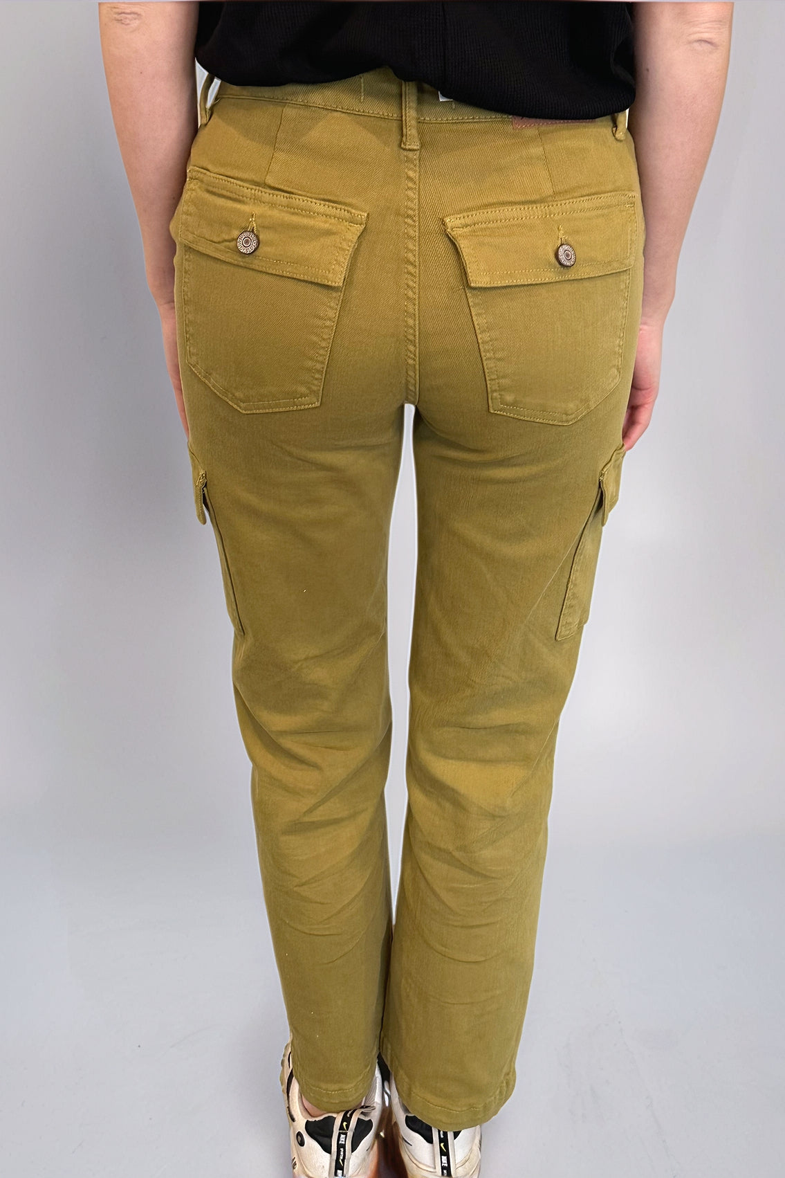 Judy Blue Matcha Babe Cargo Jeans Pants