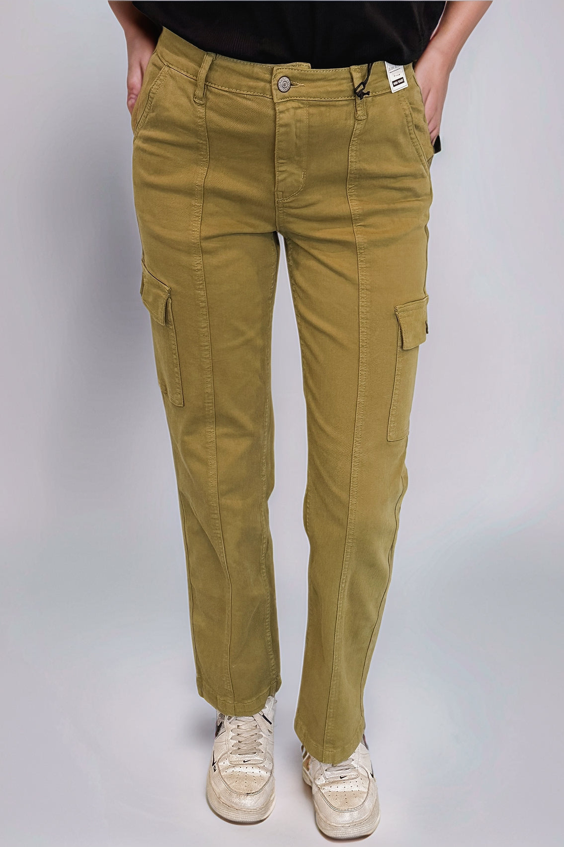 Judy Blue Matcha Babe Cargo Jeans Pants