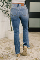 Judy Blue Maureen High Rise Distressed Bootcut Jeans Womens