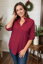 Heimish Merlot Dreams Gabby Top