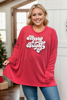 Heimish Red Merry & Bright Pullover BoutiqueSimplified