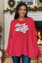 Heimish Red Merry & Bright Pullover BoutiqueSimplified