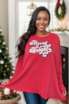 Heimish Red Merry & Bright Pullover BoutiqueSimplified