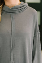 Sew in Love Metro Flow Center Seam Turtleneck Womens
