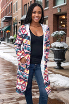 Heimish Midnight In Austin Hooded Duster Cardigan