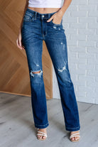 Judy Blue Mila Mid Rise Distressed Bootcut Jeans Ave Shops