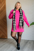 Dear Scarlett Milan Travel Shift Dress in Hot Pink Ave Shops