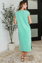 PREORDER: Mineral Wash Relaxed Maxi Tank Dress in Three Colors Womens